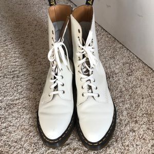 White doc Martins
